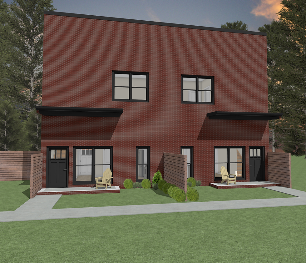 Modern attached living — Multifamily