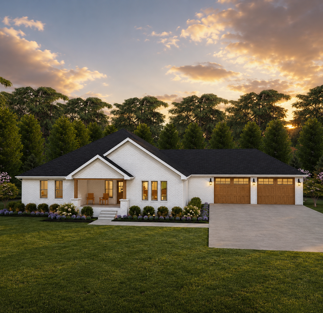 Photorealistic home remodel and addition exterior design